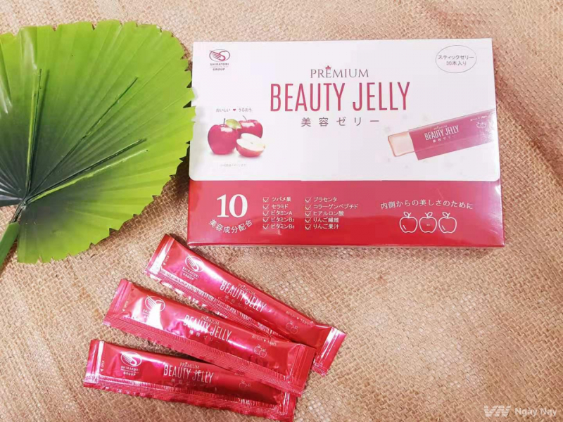 Thạch Collagen & Placenta Shiratori Beauty Jelly