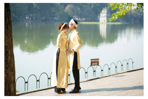 Top 5  Địa chỉ cho thuê áo dài cưới hỏi đẹp nhất quận Long Biên, Hà Nội